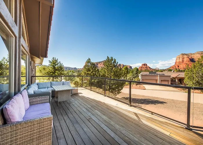 Incredible Red Rock Views Hot Tub Hiking Villa Sedona